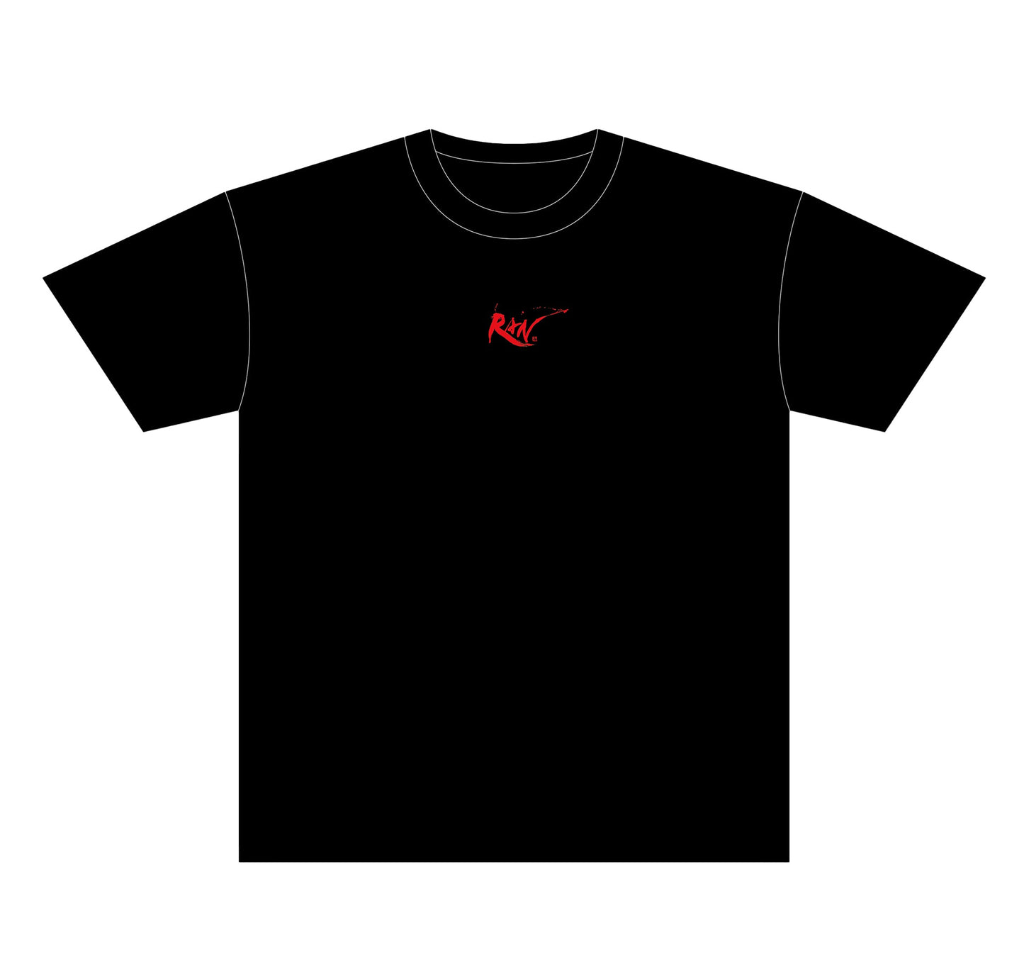 BASIC LOGO Tee (black×red)
