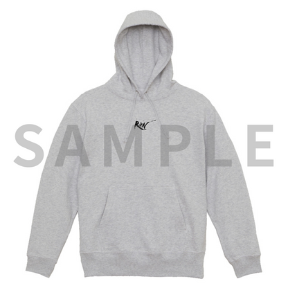 BASIC LOGO Hoodie - gray×black