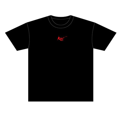 BASIC LOGO Tee (black×red)