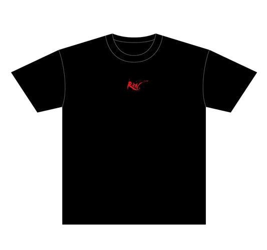 BASIC LOGO Tee (black×red)